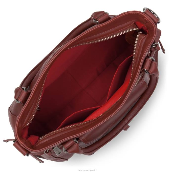 mulheres Lancaster Paris Bordéus m bolsa macia vintage nova RBF43173