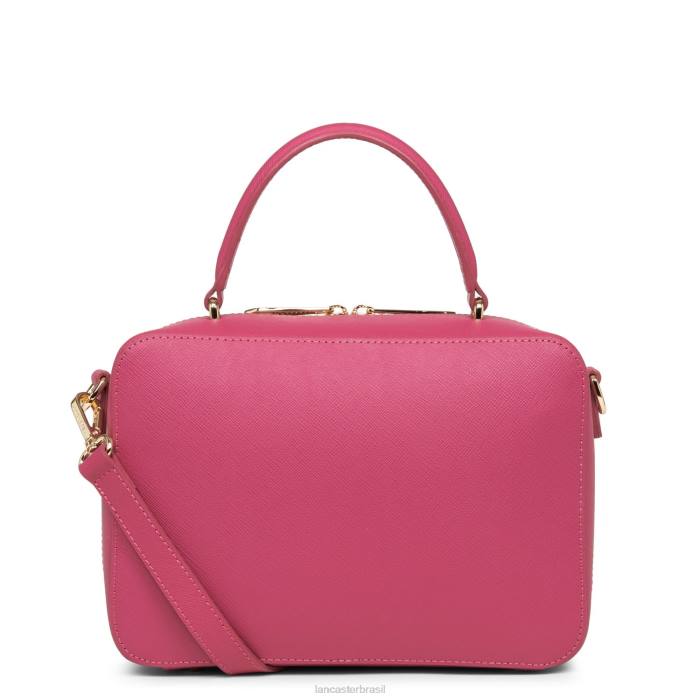 mulheres Lancaster Paris Fuxia bolsa saffiano assinatura RBF43446