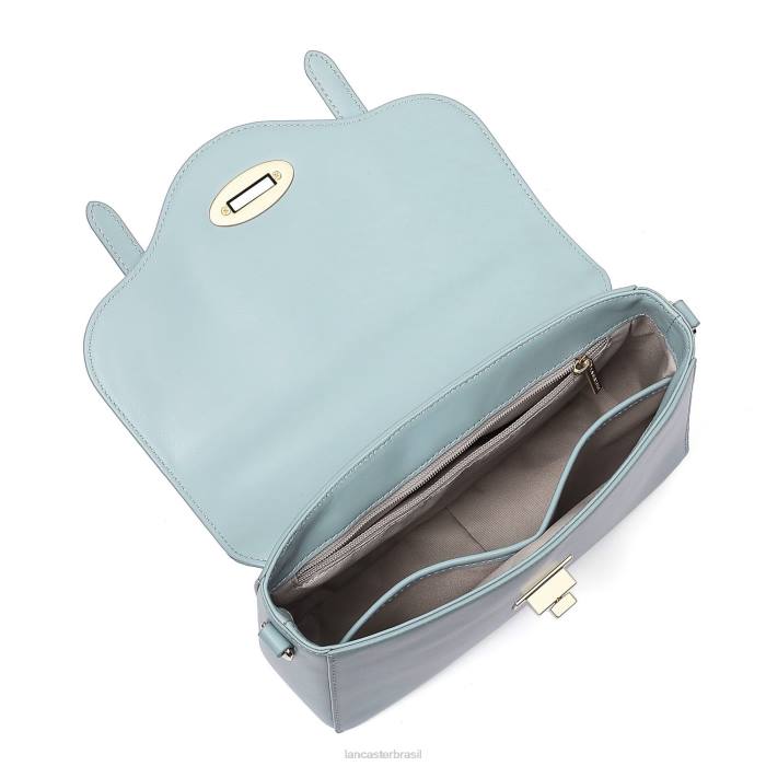 mulheres Lancaster Paris azul cendre bolsa com toque de mármore RBF44251