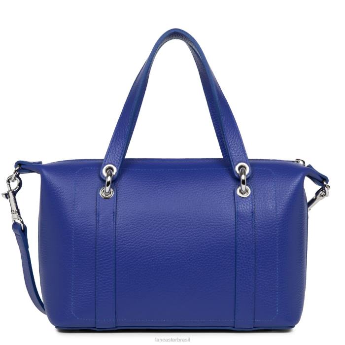 mulheres Lancaster Paris azul elétrico-in-vert bolsa foulonne dupla RBF43379