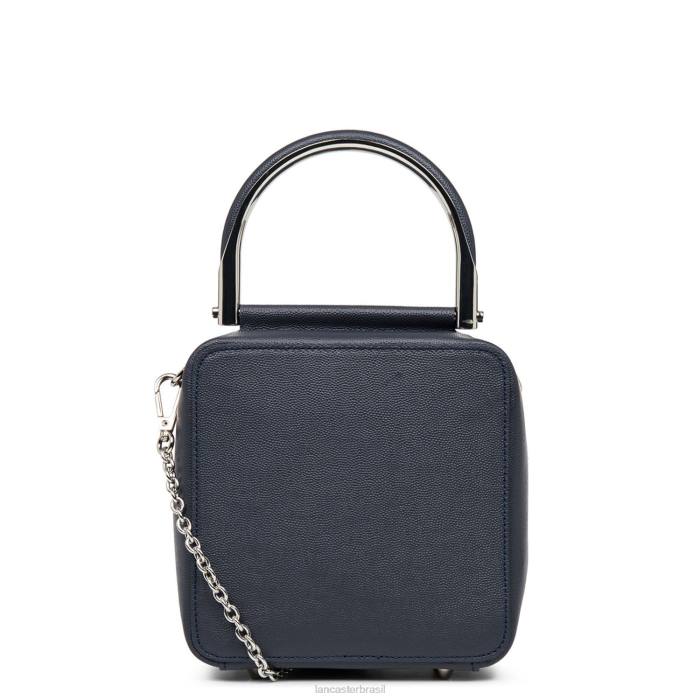mulheres Lancaster Paris azul fonce bolsa de caixa exótica bonnie RBF43572