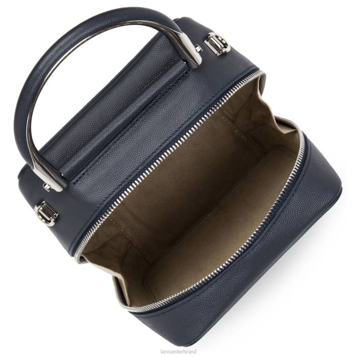 mulheres Lancaster Paris azul fonce bolsa de caixa exótica bonnie RBF43572