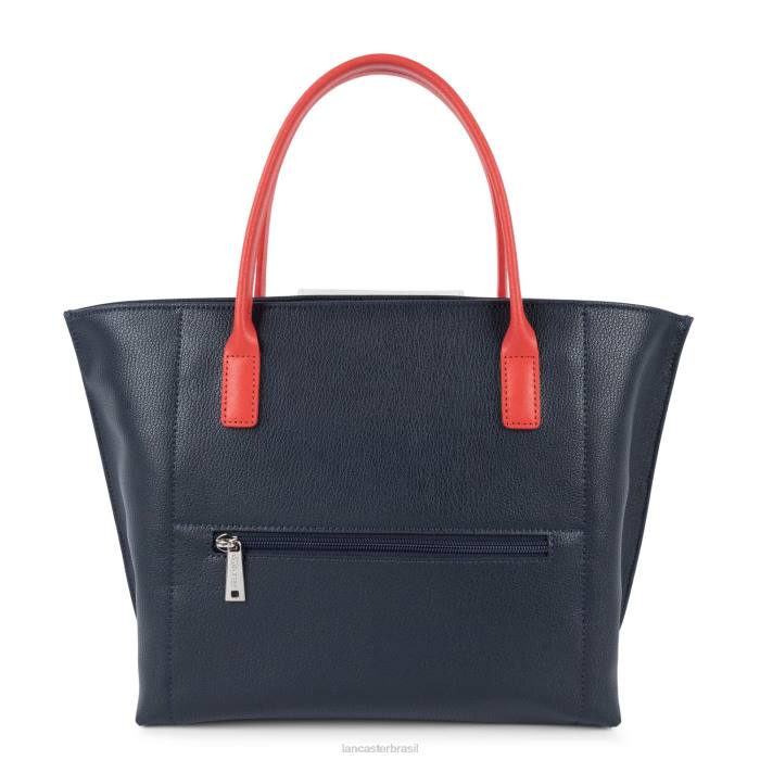 mulheres Lancaster Paris azul fonce-marfim-corail minha bolsa maya RBF42815