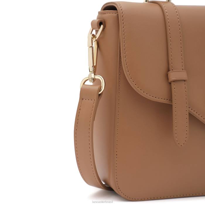 mulheres Lancaster Paris camelo bolsa com toque de mármore RBF44247