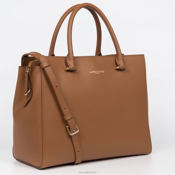 mulheres Lancaster Paris camelo bolsa lisa ou RBF43092