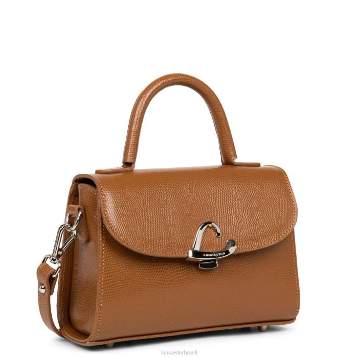 mulheres Lancaster Paris camelo bolsa pequena lucertola RBF4279