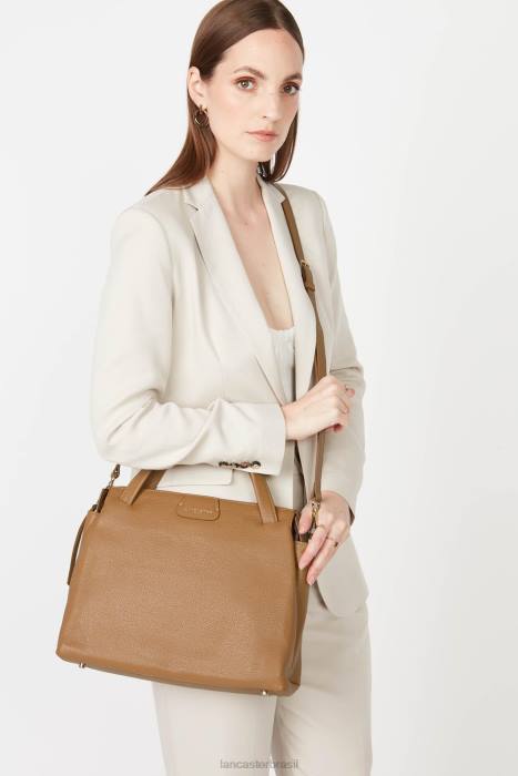 mulheres Lancaster Paris camelo duna de bolsa grande RBF42609