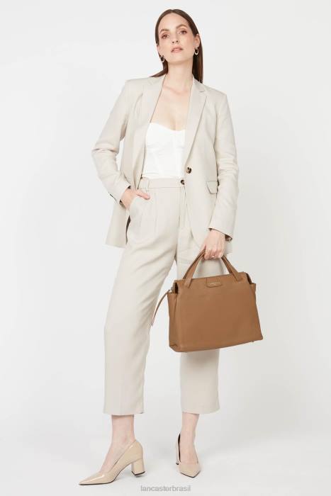 mulheres Lancaster Paris camelo duna de bolsa grande RBF42609