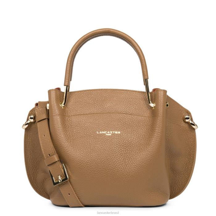mulheres Lancaster Paris camelo em potiron m bolsa foulonne dupla RBF42963
