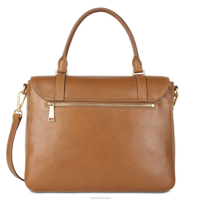 mulheres Lancaster Paris camelo legenda de bolsa grande RBF42876
