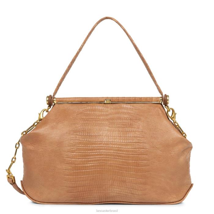 mulheres Lancaster Paris camelo-lezard m bolsa estúdio sonho RBF43740