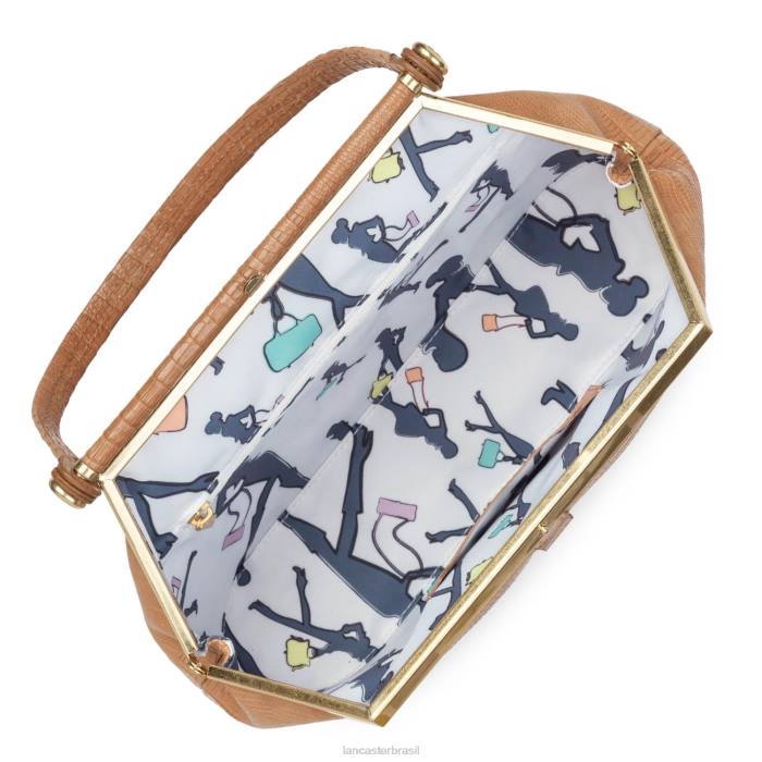 mulheres Lancaster Paris camelo-lezard m bolsa estúdio sonho RBF43740