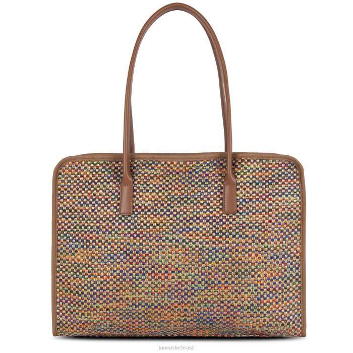 mulheres Lancaster Paris camelo multi bolsa provençal real RBF43632