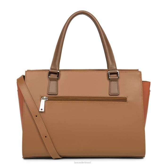 mulheres Lancaster Paris camelo-potiron-vison m bolsa lisa RBF4793