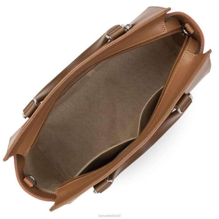 mulheres Lancaster Paris camelo-potiron-vison m bolsa lisa RBF4793