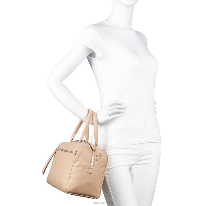 mulheres Lancaster Paris capuccino saco de caixa em napa macia RBF43693