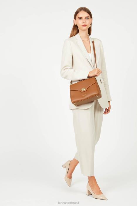 mulheres Lancaster Paris caramelo bolsa foulonne milano RBF42671