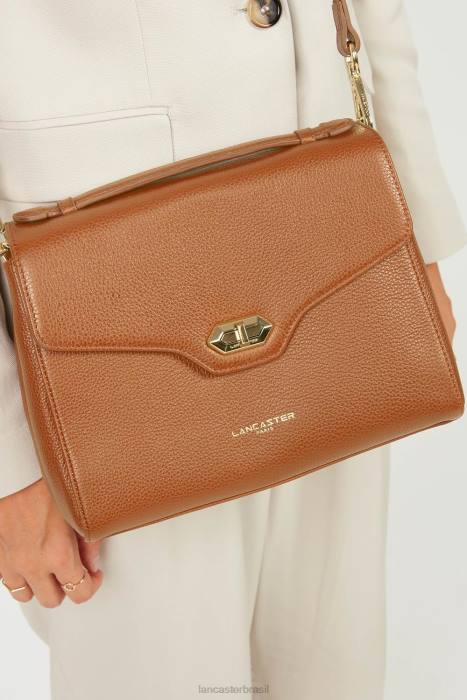 mulheres Lancaster Paris caramelo bolsa foulonne milano RBF42671