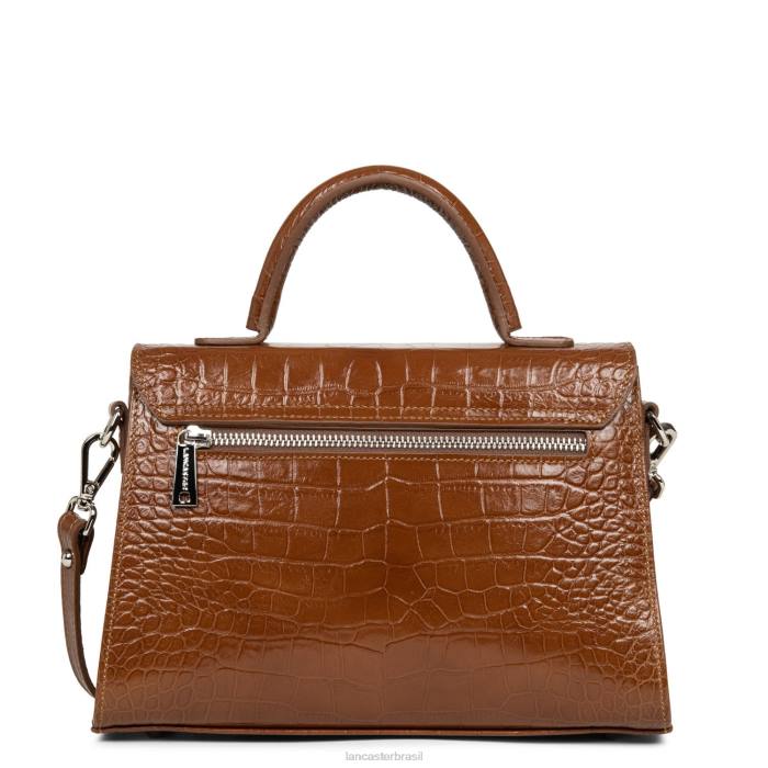 mulheres Lancaster Paris caramelo m bolsa exótica lezard & croco fr RBF42464
