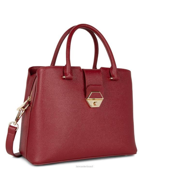 mulheres Lancaster Paris carmim bolsa delphino RBF42507