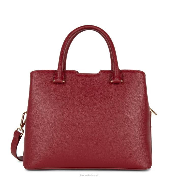 mulheres Lancaster Paris carmim bolsa delphino RBF42507