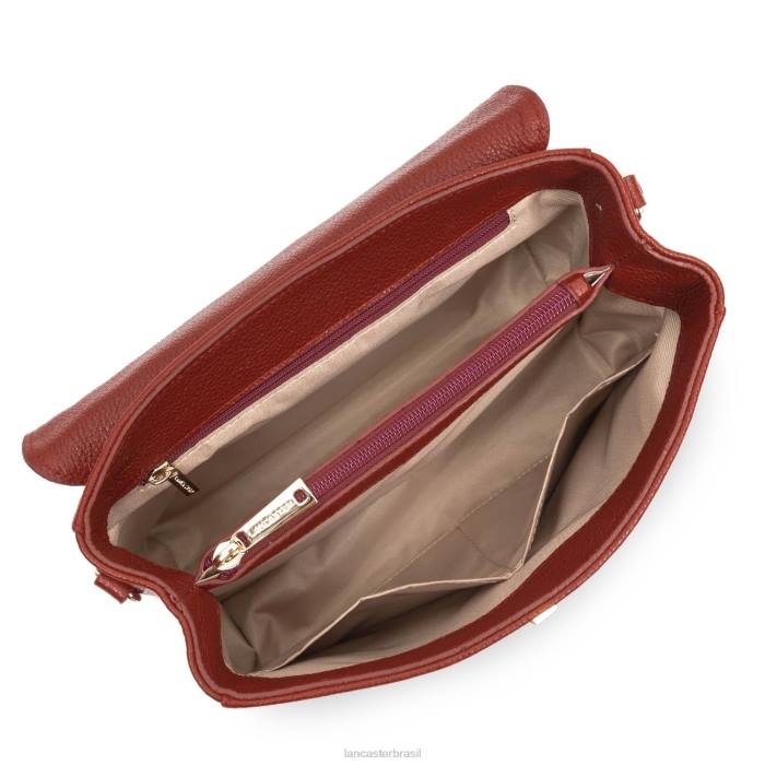 mulheres Lancaster Paris carmim bolsa foulonne milano RBF42660