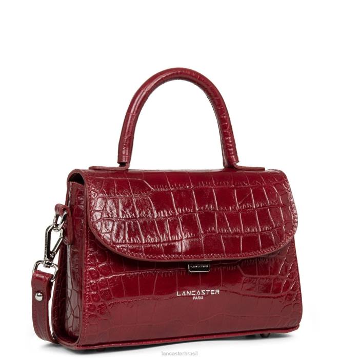 mulheres Lancaster Paris carmim bolsa pequena exótica lezard & croco fr RBF4201