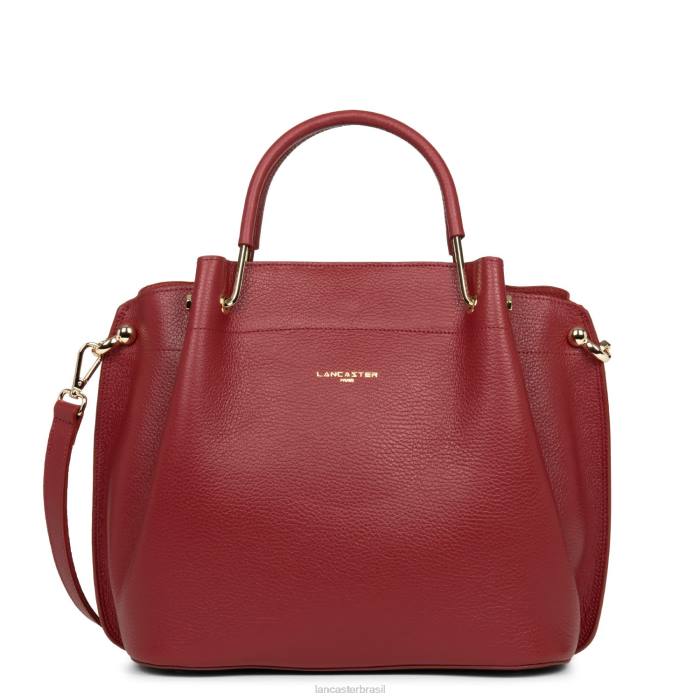 mulheres Lancaster Paris carmin-em-blush bolsa grande foulonne dupla RBF42933
