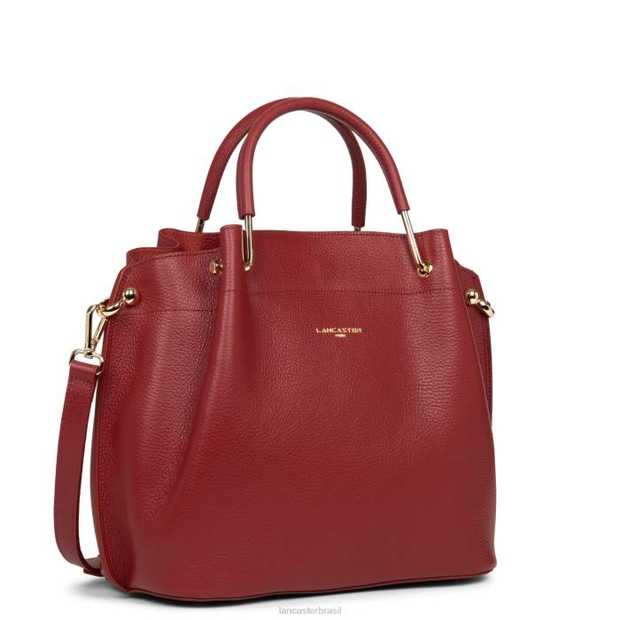mulheres Lancaster Paris carmin-em-blush bolsa grande foulonne dupla RBF42933