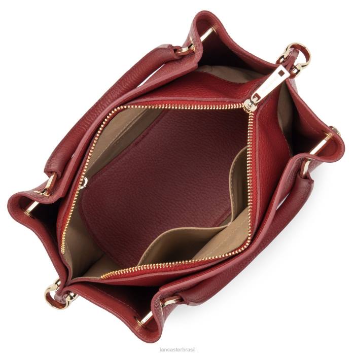 mulheres Lancaster Paris carmin-em-blush m bolsa foulonne dupla RBF42959