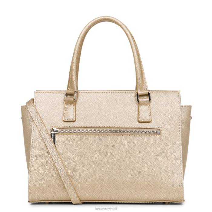 mulheres Lancaster Paris champanhe bolsa saffiano intemporel RBF43724