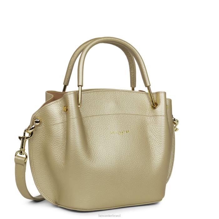 mulheres Lancaster Paris champanhe nu m bolsa foulonne dupla RBF42972