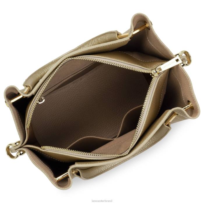 mulheres Lancaster Paris champanhe nu m bolsa foulonne dupla RBF42972