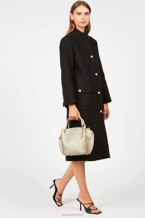 mulheres Lancaster Paris champanhe nu m bolsa foulonne dupla RBF42972