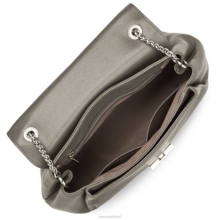 mulheres Lancaster Paris cinza bolsa grande pia RBF42675