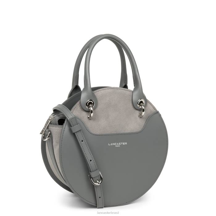 mulheres Lancaster Paris cinza bolsa lisa lune RBF43516