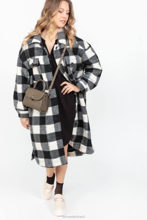 mulheres Lancaster Paris cinza bolsa pequena lucertola RBF4274