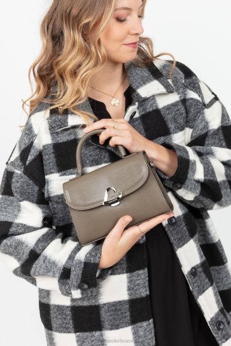 mulheres Lancaster Paris cinza bolsa pequena lucertola RBF4274