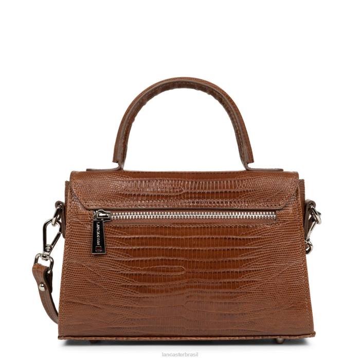 mulheres Lancaster Paris conhaque-lezard bolsa pequena exótica lezard & croco fr RBF4208