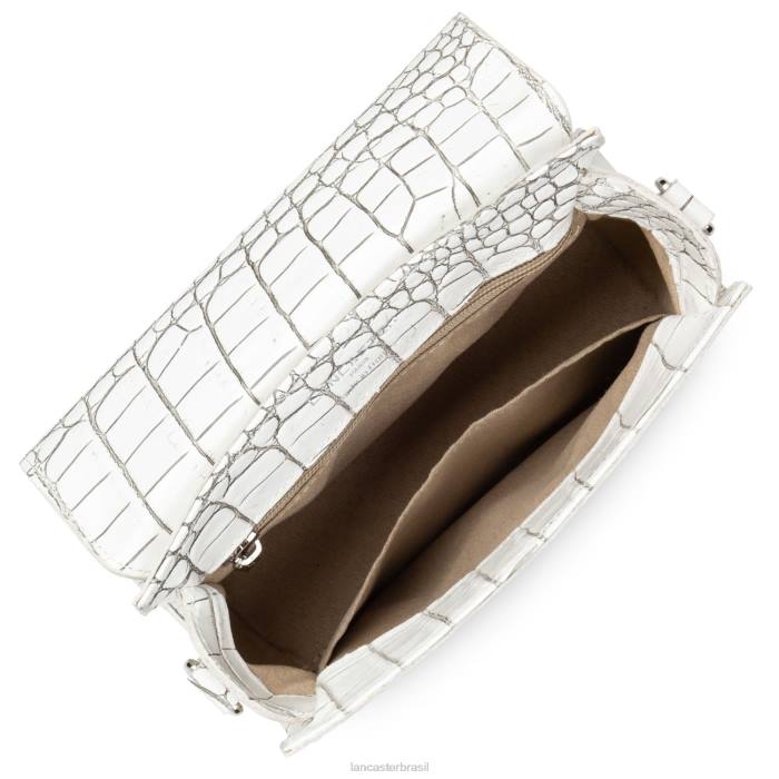 mulheres Lancaster Paris cru bolsa pequena croco hors serie RBF4218