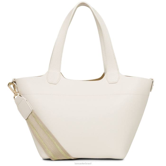 mulheres Lancaster Paris cru-em-ou bolsa foulonne dupla RBF43678