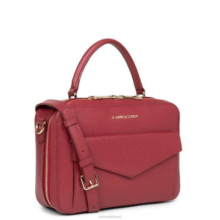 mulheres Lancaster Paris framboise bolsa saffiano assinatura RBF43455