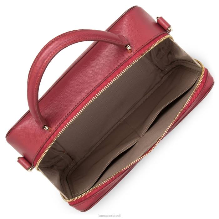 mulheres Lancaster Paris framboise bolsa saffiano assinatura RBF43455