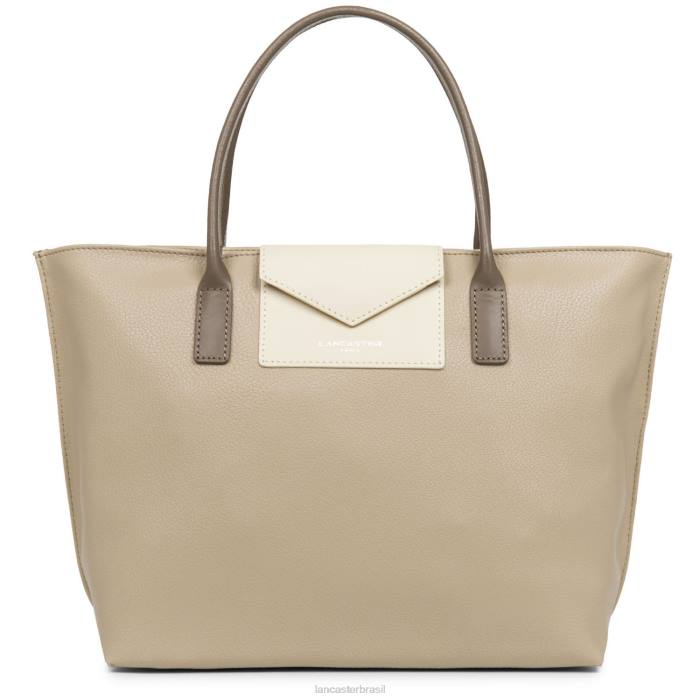 mulheres Lancaster Paris galet-ivoire-taupe minha bolsa maya RBF42774