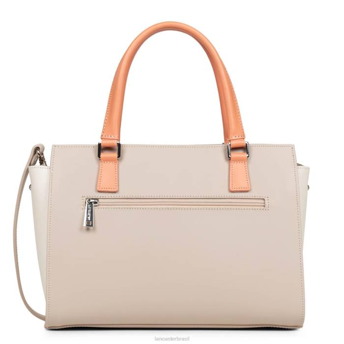 mulheres Lancaster Paris galet rosa-cru-paixão m bolsa lisa RBF4800