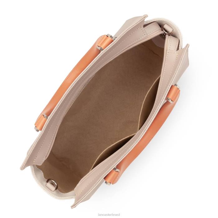 mulheres Lancaster Paris galet rosa-cru-paixão m bolsa lisa RBF4800