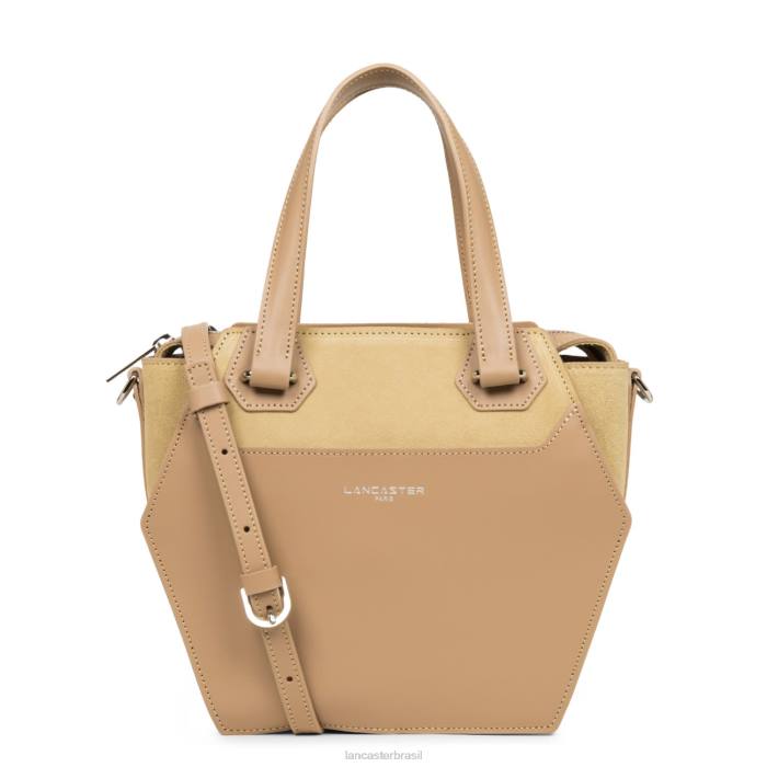 mulheres Lancaster Paris natural m bolsa lisa ruche RBF43664