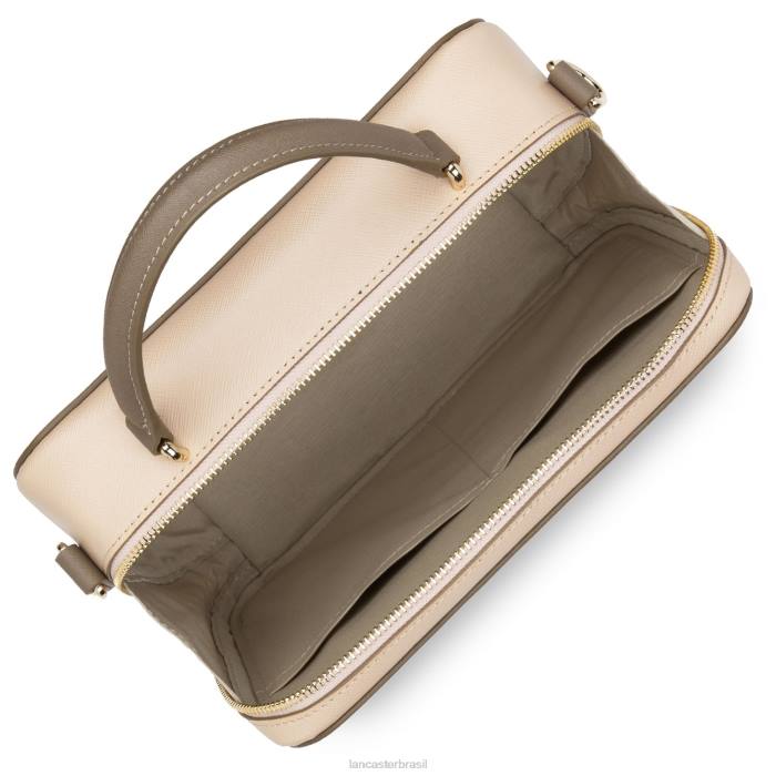 mulheres Lancaster Paris naturel-poudre-vison bolsa saffiano assinatura RBF43444