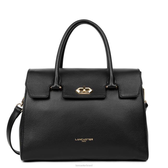 mulheres Lancaster Paris preto bolsa grande foulonne milano RBF4355