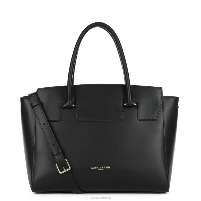 mulheres Lancaster Paris preto bolsa lisa ou RBF43081